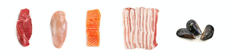 Carnes cruas e frutos do mar: boas opções cetogênicas